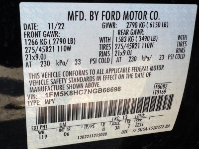 2022 Ford Explorer Platinum