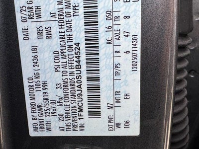 2025 Ford Escape Platinum
