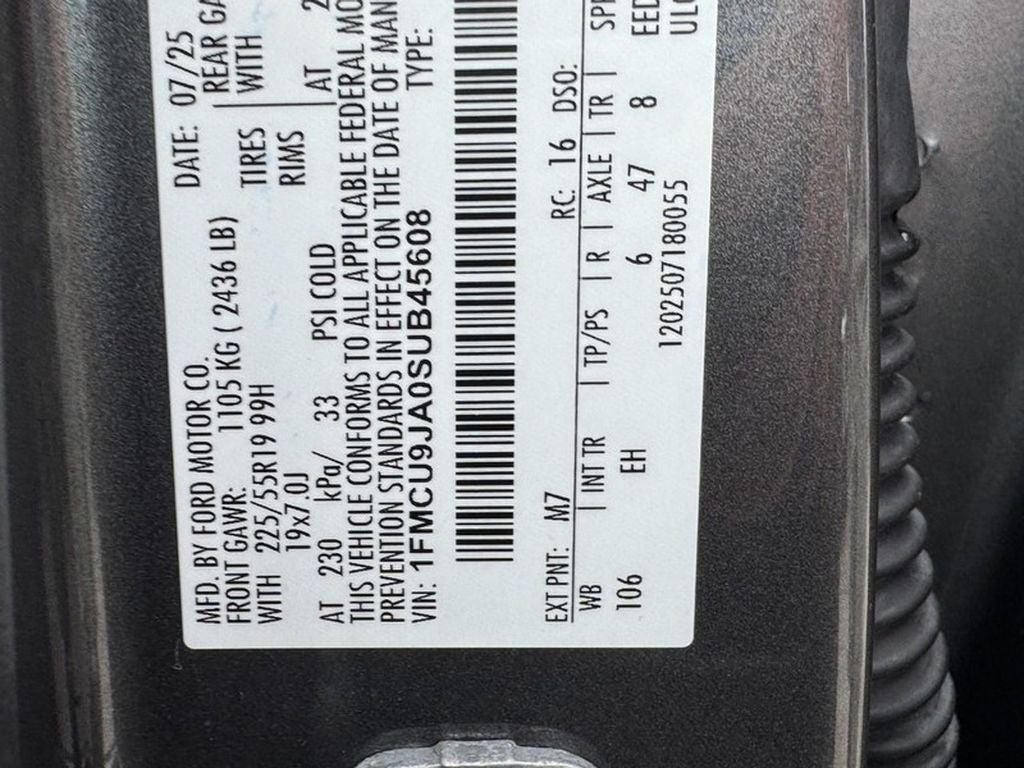 2025 Ford Escape Platinum