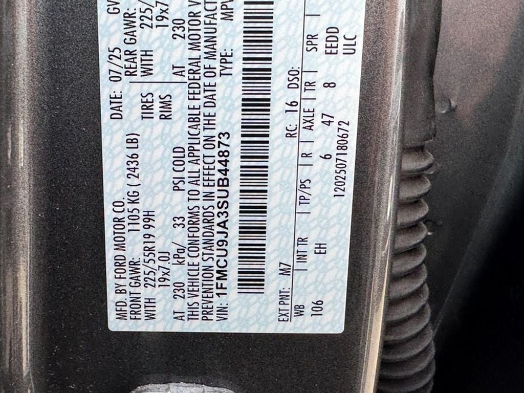 2025 Ford Escape Platinum