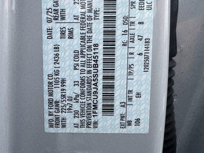 2025 Ford Escape Platinum