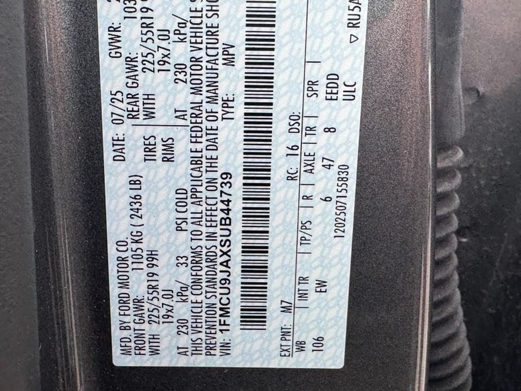 2025 Ford Escape Platinum