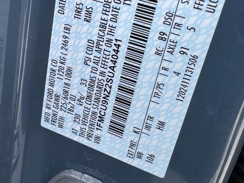 2025 Ford Escape ST-Line Select