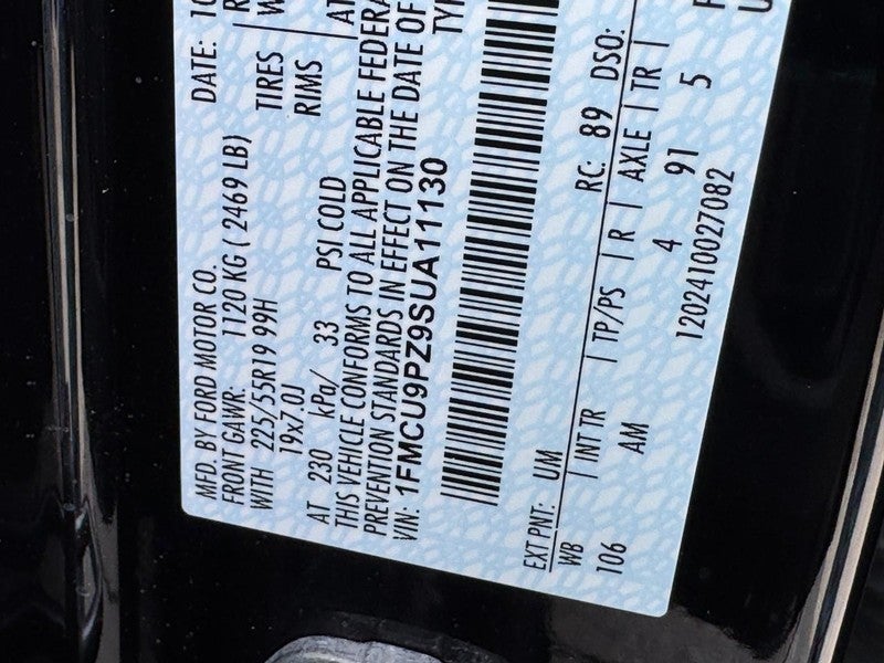 2025 Ford Escape ST-Line Elite