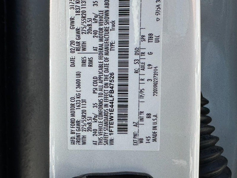2020 Ford F-150 Platinum