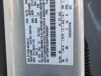 2023 Ford F-150 Tremor