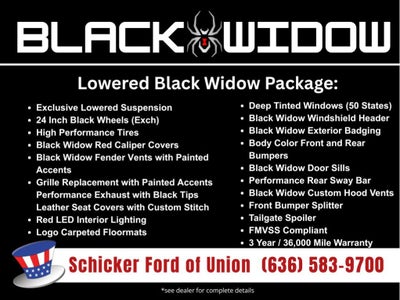 2025 Ford F-150 XL Black Widow