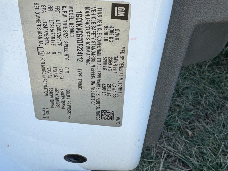 2013 Chevrolet Silverado Work Truck