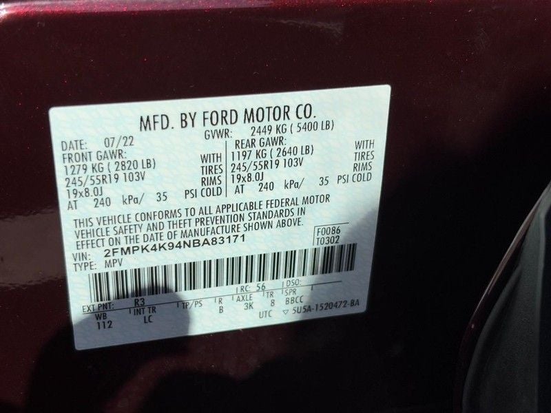 2022 Ford Edge Titanium