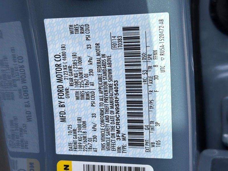 2025 Ford Bronco Sport Outer Banks