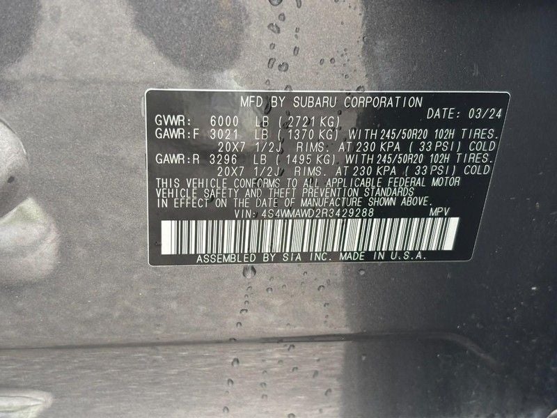 2024 Subaru Ascent Touring