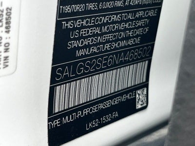 2022 Land Rover Range Rover Westminster