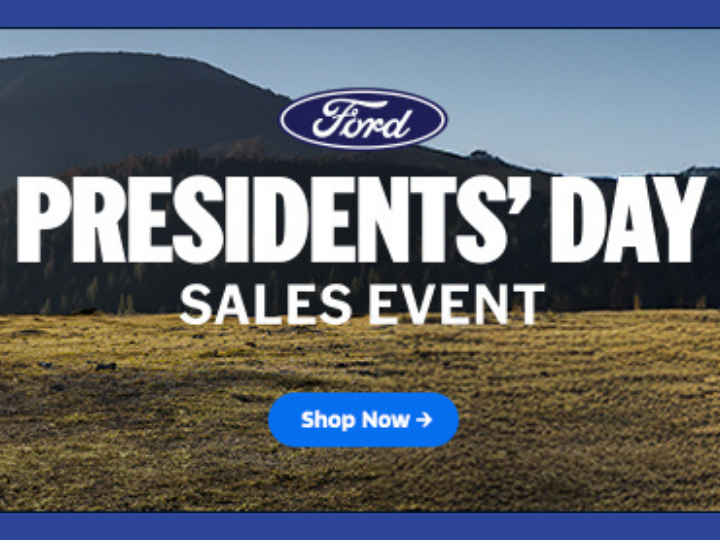Ford Presidents Day Sale Specials - Schicker Ford of Union