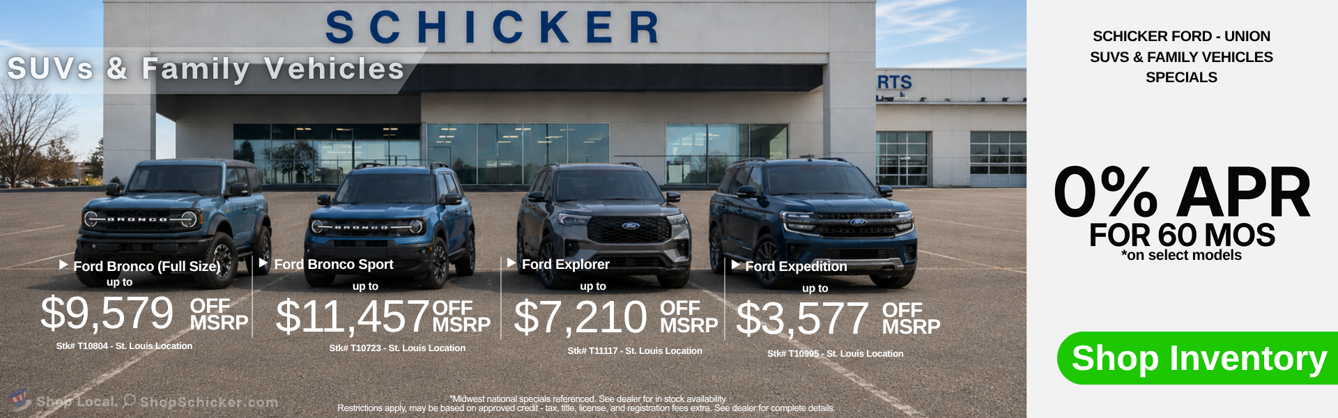 SUVS and Family Vehicles